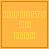 Animated orange of 25 identical displaying 'INFINITY ON HIGH' text with sequential pixel changes across frames