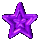 Five of five identical star-shaped icons in varying colors on a gray background, each with glossy 3D rendering and subtle gradient shading