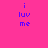 Pixelated text 'i luv me' on bright pink background with dark green rectangular overlays shifting position across frames.