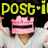 six showing a person with dark hair in various poses, some with text overlays like 'post-i' and 'BAMF'