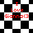 Red text 'I Love Gianna<3' on a black-and-white checkered background with two distinct animation states.