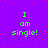 Purple background with red pixel dots and green text reading "I am single!" in four identical quadrants.
