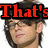 A four- shows a person with dark hair and glasses; the top-left has red text 'That's', top-right has 'ERCE', bottom-left has a red smiley face, and bottom-right is gray