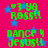 A static image with a bright pink background and scattered blue stars, displaying green pixelated text reading '♥3 Y8 ROSS!!' and 'DANCE 4 JESUS!!'.