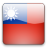 Static pixel art of a flag with blue, white, and red sections and a white sun symbol in the upper left corner.