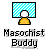 Pixelated character with white head and yellow body in multiple poses interacting with blue checkered screen, vertical bars, and red/orange effects.