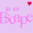 Pixelated pink text on light purple background with red heart symbol in top-right corner, static single-frame image.