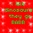 Red background with green pixelated text reading "i like dinosaurs they go RARR" repeated in two identical horizontal sections.