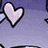 A split-screen animated buddy icon with a pixelated heart on the left and text on the right, displayed in a contact sheet layout.