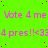 Bright green background with repeated pink text 'Vote 4 me' and '4 pres!!<334 pres!!<334', scattered red dots, and a solid gray rectangle in the bottom-right corner.