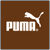 Brown square icon with white text 'PUMA' and a leaping puma silhouette above it, rendered in pixelated style.