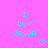 Cyan text 'I Luv Jacob' on bright pink background with cyan heart symbols, static image.