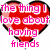 A static image with four quadrants: top-left red heart with pink text, top-right grayscale crowd, bottom-left black background with stars and text, bottom-right empty gray.