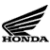 A split-screen icon with a black-and-white Honda wing logo on the left and green text reading "Original Icons .com" on a dark green background right.