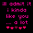 Pixelated pink text on black background with animated heart symbols changing color between frames.