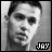 monochrome portrait images showing a person with short dark hair, each labeled 'JAY' in the bottom-left corner