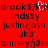 Red background with black pixelated text , featuring a white heart symbol replacing the 'i' in 'kris'