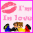 Pixelated static icon with pink border featuring lips, text, and three cartoon characters on light background.