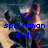 Pixelated image with blue text overlay reading 'it's spiderman bitches' over a blurred background featuring a figure in dark clothing.