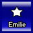 blue-tinted square each containing a star icon and the name 'Emilie' in white text, with varying star fill colors across frames