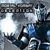 A character in blue and silver armor with a mask emits a white energy ball from their right hand, set against a smoky background with text overlays.