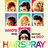 A grid of nine pixelated character icons with colorful backgrounds, a central pink square icon, and rainbow-colored text at the bottom reading "HAPPYFRAY".