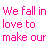Pixel art buddy icon featuring pink text about heartbreaks and a blonde cartoon character with long hair on a green background.