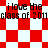 Red and white checkered pattern with repeated text 'ilove the class of 2011' in black pixelated font across four quadrants.