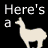 A collage of llama and duck imagery with text fragments on a black background, featuring pixelated llamas, a real photo llama, and a yellow rubber duck.