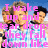 A pixelated image of three people in a blue checkered shirt with pink text overlay reading "I wake up and tear drops song we they fall danced to down like and then I head off to my job guess not much has changed".