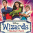 A pixelated image of three people standing together under a 'Wizards' logo with text reading 'whats that?', 'a hat', and 'a crazy funky junky hat!' on black background.