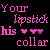 Pixelated pink text on black background with three heart symbols and a gray transparency area, arranged in a contact sheet layout.