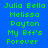 Green pixelated text on blue, green, and yellow backgrounds reads "Julia Bella Melissa Payton My Bff's Forever" in four identical