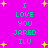 Bright pink background with yellow starbursts and green text reading "I LOVE YOU JARED ILU" in pixelated font.
