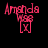 Pixelated pink text 'Amanda' and 'Woo' above a pink 'X' symbol on four distinct background colors.