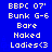 Static blue background with white pixelated text arranged in two vertical , each containing identical repeated text lines