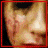 nine identical showing a pixelated face with red text reading "EVERY SECOND I'M WITHOUT YOU I'M A MESS" over a blurred background