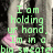 A static image with green text over a blurred background showing legs in gray tights and pink shoes.