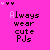 A static image with a bright pink background displays pixelated text in black and white, arranged in of repeated phrases