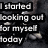 A static image with white text on a dark, textured background displaying four distinct phrases about self-care and apathy.