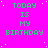 A static image with a bright pink background and scattered white dots, displaying the text "TODAY IS MY BIRTHDAY" in green pixelated letters arranged in three
