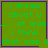 Green background with cyan text reading 'i dream about u .... at least i think that was u' in four , each with purple border and one containing a purple heart or star symbol