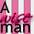 Pink and white vertical striped background with overlaid text in black, pink, and dark purple fonts.