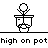 A 3x3 contact sheet of pixel art toilet icons with a white stick figure on top, each in different solid background colors and showing slight animation differences between frames.