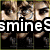 A pixelated image of a group of people with overlaid text reading 'smine9Loves' and 'verythi' across the bottom.