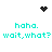 Pixelated cyan text and black symbols on white background, with animated heart and starburst elements.