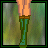 Animated contact sheet showing a pixel-art character in military-style attire with visible text "I support men in uniform!" across multiple frames.