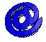 @ symbol icon in blue, purple, red, and magenta hues with 3D spiral appearance across multiple views.