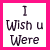 A 3x3 grid of nine animated frames featuring text-based buddy icons with pink borders and star symbols, each frame displaying different romantic or playful phrases in a pixelated font on white backgrounds.