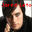Pixelated image of a person with dark hair and black clothing, red text overlay reading 'Jared Leto Beautiful L' across the top.